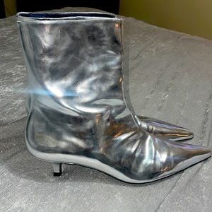 Zara metallic boots